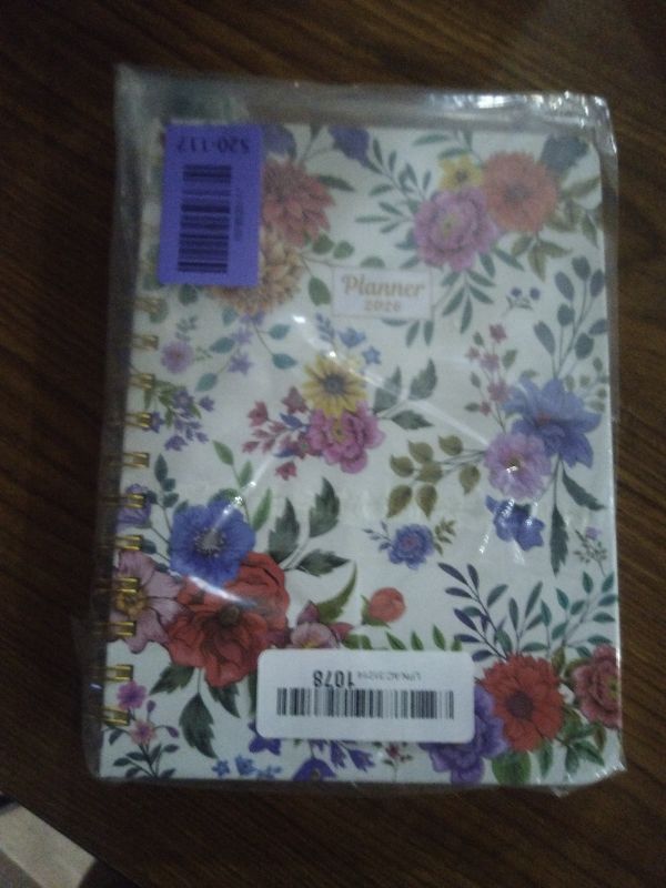 Photo 1 of 2026 Planner, Weekly and Monthly Planner,Jan.2026-Dec.2026 Calendar Planner for Women, AIMPEAK Hard Cover Planner with Monthly Tabs,Inner Pocket, White Floral, 8.5"x6"