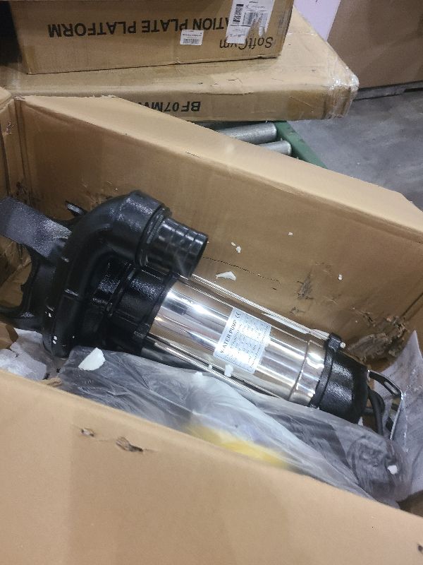 Photo 1 of 115V 1 HP 50PN2.75S 8PN Submersible Pump with Auto Float Switch 8-PN 6600GPH 110GPM Dewatering Sewage Sump Pump Stainless Steel w/ 2" 1.5" 1" Discharges 50PNA2.75S