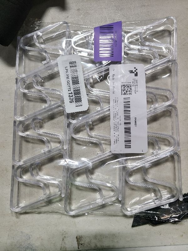 Photo 1 of 24 Pieces Clear Tablecloth Clips, Durable Plastic Table Cover Holders, Windproof Transparent Clamps for Securing Tablecloths Indoor Outdoor Party, Wedding, Christmas Event, Picnic, Camping (24, Large)