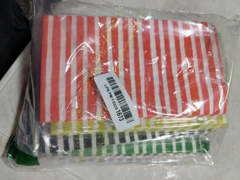 Photo 1 of 120PCS Stripe Paper Napkins - 6 Colorful Striped Designs Disposable Hand Towels for Bathroom, Dinner, Picnic, Wedding - 4.5"x8" for Daily Use, Family Gatherings, Holiday Celebrations, Parties, Events