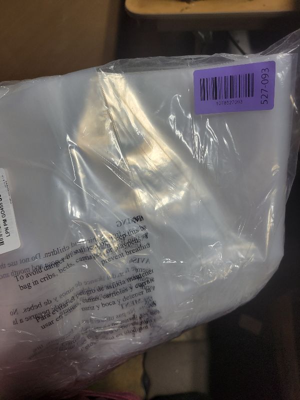 Photo 1 of 100 Count - 16" x 24" Extra-Large Self Seal Poly Bags with Suffocation Warning, 1.5 Mil, Clear Polybags with Resealable Adhesive Strip for Shipping & Packaging Clothing, T Shirts & Sweaters. GPI
