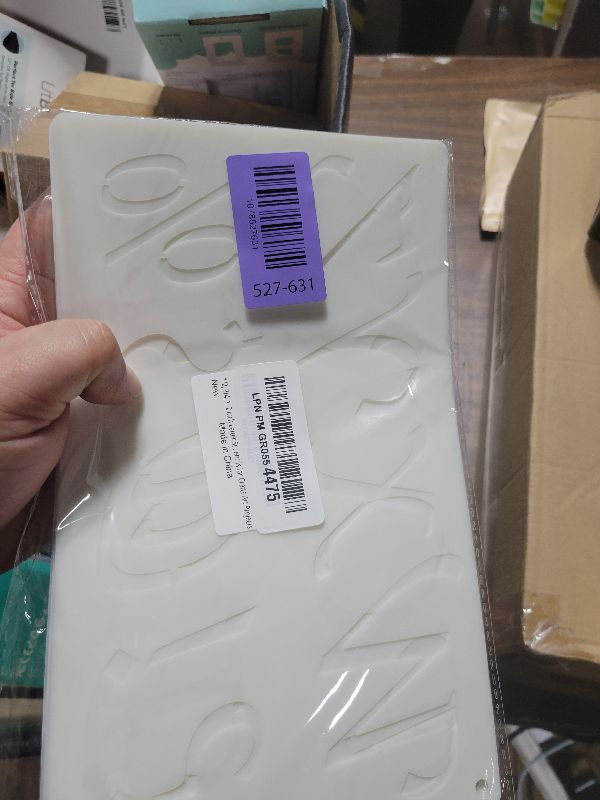 Photo 1 of 1/2, 3/4, 1, 2 Inch Letter Stencils for Painting, 15 Pack Reusable Plastic Alphabet and Number Stencils for Crafts Art Projects
