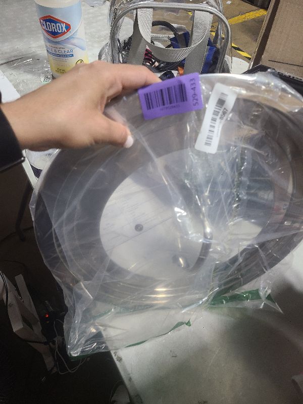 Photo 1 of 15 Inch Extra Large Universal Lid for Pots, Pans and Skillets, Pan Lid Fits 9.5/10/11/12/13/14/15 Inch Cookware, Stainless Steel & Tempered Glass Replacement Frying Pan Lid, Dishwasher Safe