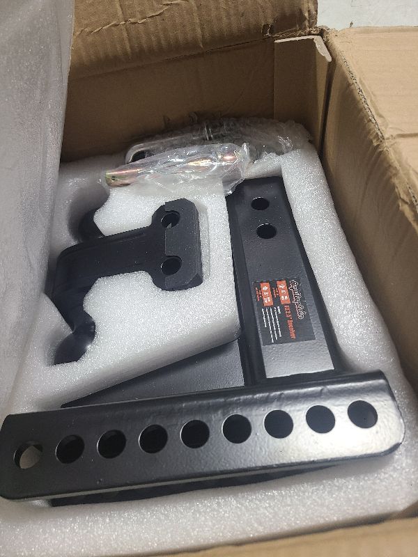 Photo 1 of 2.5 inch Adjustable Trailer Hitch 2-1/2 Receiver Drop Hitch Fits 2.5" Receiver 6" Rise/Drop, 2'' & 2-5/16'' Ball 25000 LBS Heavy Duty for RVs, Campers, Boat Trailer