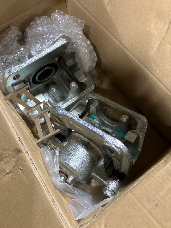 Photo 1 of 2 Pcs Rear Brake Caliper w/Bracket Fit for 2007-2012 Acura RDX, 2007-2011 Honda CR-V, 2010-2011 Accord Crosstour, Driver and Passenger Side Disc Brake Caliper Replace for 19B2910A 19B2911A