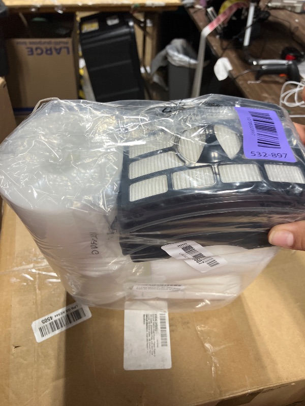 Photo 1 of 2 + 4 Pack Vacuum Filters Replacement Compatible for Shark Rotator Pro Lift-Away NV500, NV501, NV502, NV503, NV505, NV510, NV520, NV552, UV560, NV642, ZU780, ZU782, ZU785, Part Xff500 Xhf500