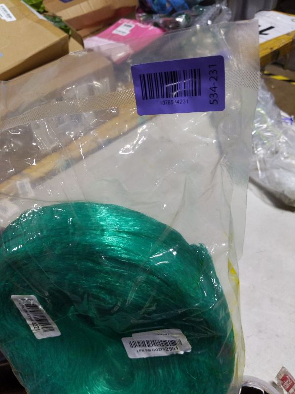 Photo 1 of 13X130FTRuolan Bird Netting for Garden Protect Vegetable Plants and Fruit Trees,Plastic Trellis Netting for Birds, Deer,Squirrels and Other Animals (13X130), Green