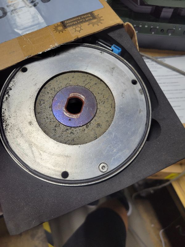 Photo 1 of 10L0L #617766 Upgraded Golf Cart Motor Brake for EZGO RXV (2008-2019) 48V Electric Carts, Replaces OEM 610065 605867 Compatible with Danaher Speed Controller and Rapid Braking