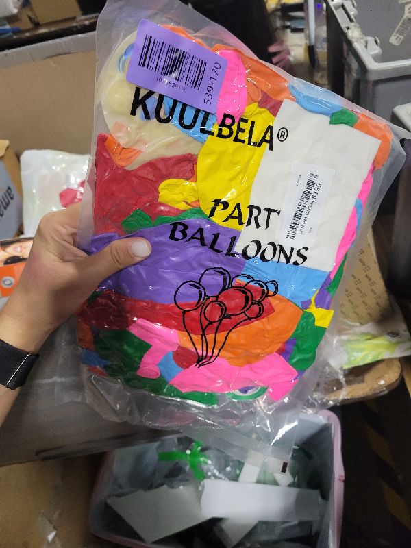 Photo 1 of 162 Pcs Colorful Rainbow Balloons Arch Kit, Diffrent Size Rainbow Balloon Garland, Globos De Colores for Party Decoration Birthday Party Supplies.
