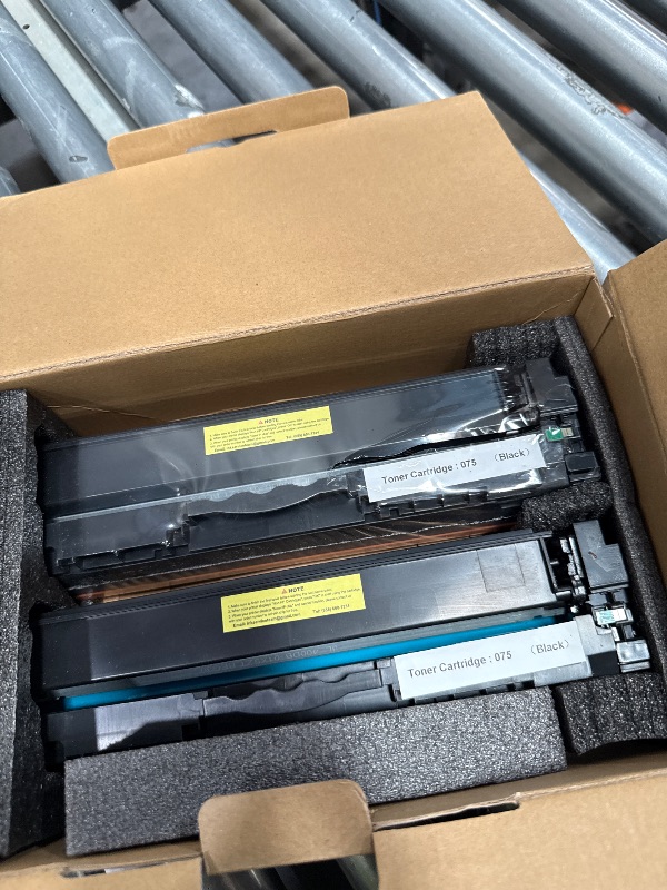 Photo 1 of 075 Toner Cartridge Compatible Replacement for Canon 075 075H Toner Cartridge Set Works for Canon Color imageclass MF665cdw MF662Cdw MF663Cdw LBP646Cdw LBP647Cdw LBP640 MF660 Series Printer, 2 Black