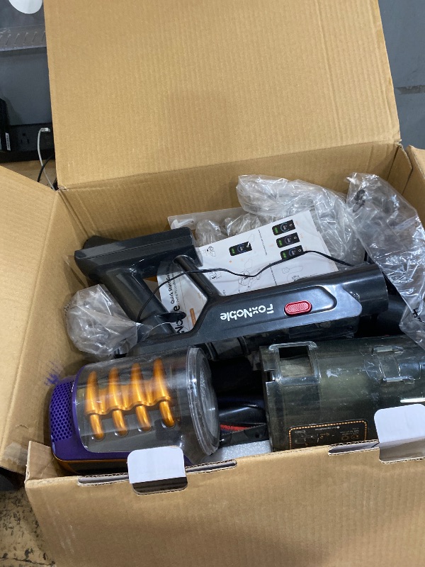 Photo 1 of **SEE NOTES***Cordless Vacuum Cleaner,50KPa 600W 65Mins Vacuum Cleaners for Home,Stick Vacuum with LED Display &Anti-tangle Brush and Self-Standing Design,Vacuum Cleaner for Hardwood Floors,Carpet,Pet Hair,Car