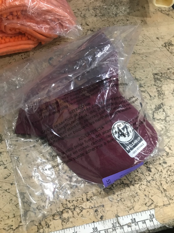 Photo 1 of '47 Blank Classic Clean Up Cap, Adjustable Plain Baseball Hat for Men and Women – Maroon Red Cap