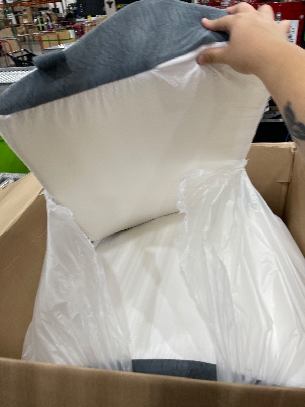 Photo 1 of ****MISSING 4 PIECES *** Ahpmeoa 2PCS Wedge Pillow Set for After Surgery, Orthopedic Bed Wedge Pillow for Headboard, Memory Foam Back Pillow for Bed Sitting Up, Sit Up Pillow for Acid Reflux Relief, GERD, Anti Snoring (White)