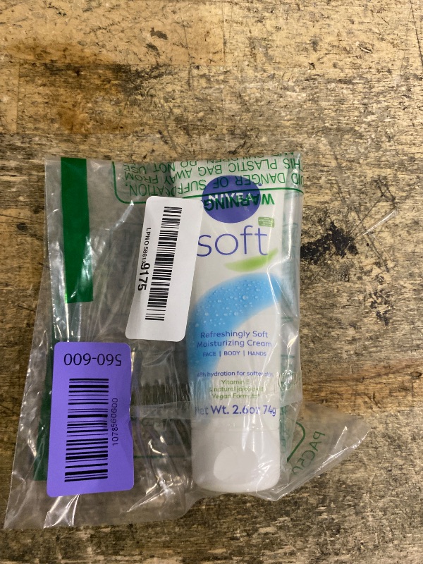 Photo 1 of ***missing 2***
NIVEA Soft Refreshingly Soft Moisturizing Cream, Lightweight Moisturizer for Face, Body and Hands, Body Cream Enriched with Jojoba Oil and Vitamin E, 2.6 Oz Tube, Pack of 3