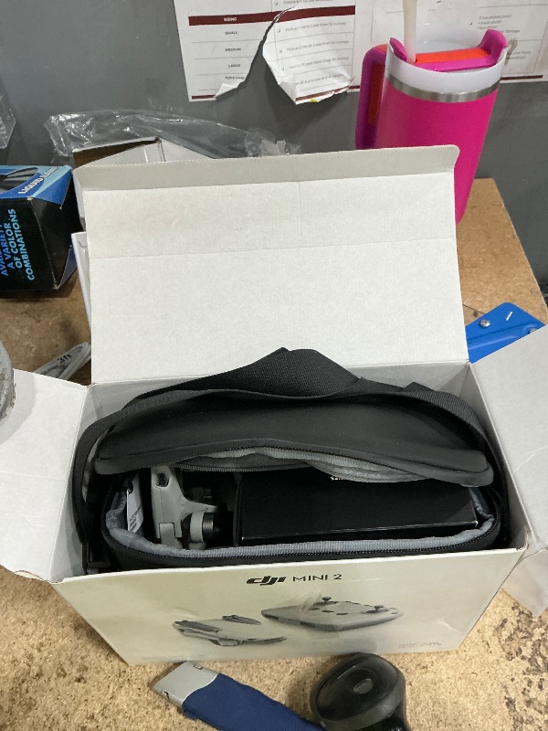 Photo 1 of **USED MAY HAVE ISSUES WITH FUNCTIONALITY**

DJI Mini 2 Fly More Combo – Ultralight Foldable Drone, 3-Axis Gimbal with 4K Camera, 12MP Photos, 31 Mins Flight Time, OcuSync 2.0 10km HD Video Transmission, QuickShots, Gray (CP.MA.00000306.01)