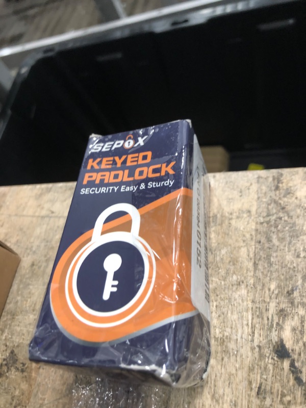 Photo 1 of ***MISSING 2 LOCKS****
SEPOX® Trinity Keyed-Alike Padlocks Outdoor, Reinforced Laminated Steel Body Heavy-Duty 1-9/16" 40MM, Uncuttable Standard Shackle, 3-Pcs-Lock, 6-Pcs Same Keys, for Gym Locker, Toolbox, Shed, Storage