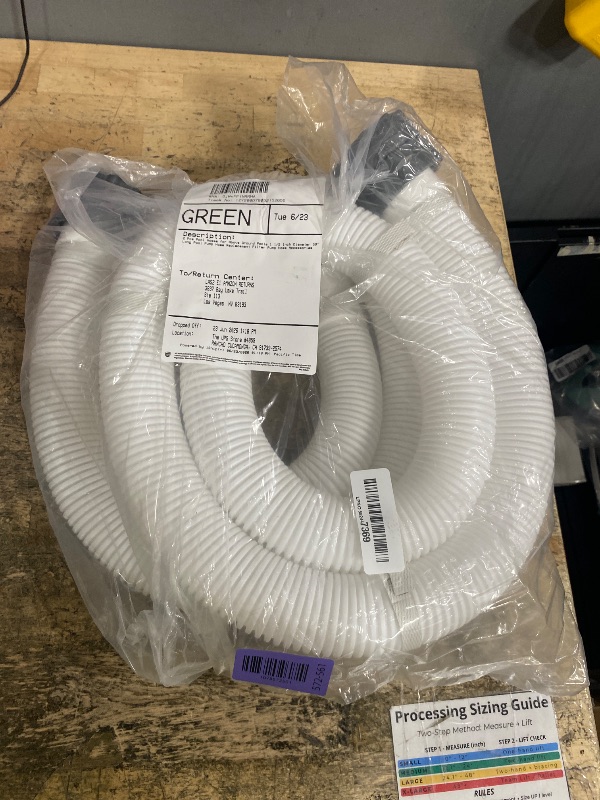 Photo 1 of 2 Pcs Pool Hoses for Above Ground Pools 1 1/2 Inch Diameter 59" Long Pool Pump Hose Replacement Filter Pump Hose Accessories