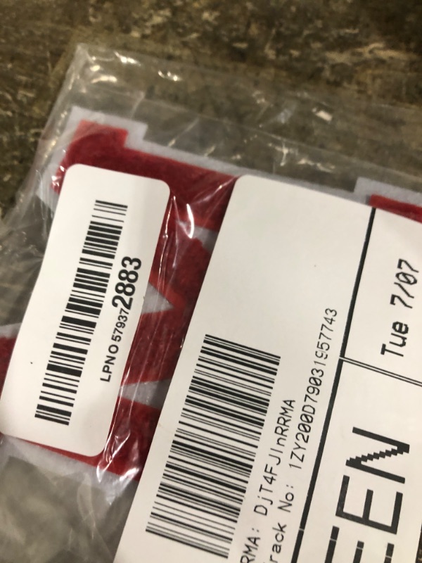 Photo 1 of 1 PCS 4.0" Red Chenille Letter Patch, Iron on Patches for Hats Clothes Bags Backpacks Jeans, Initial Patches Large Varsity Letter. (Letter M)