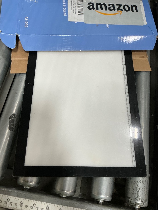 Photo 1 of *** CHECK COMMENTS*** HIUKCOLED Rechargeable A3 Light Pad with Diamond Painting Light Board Carry Bag, Built-in Foldable Stand?top Clip, 3 Colors/Stepless/6-level Brightness, Battery Powered Wireless LED Tracing Box