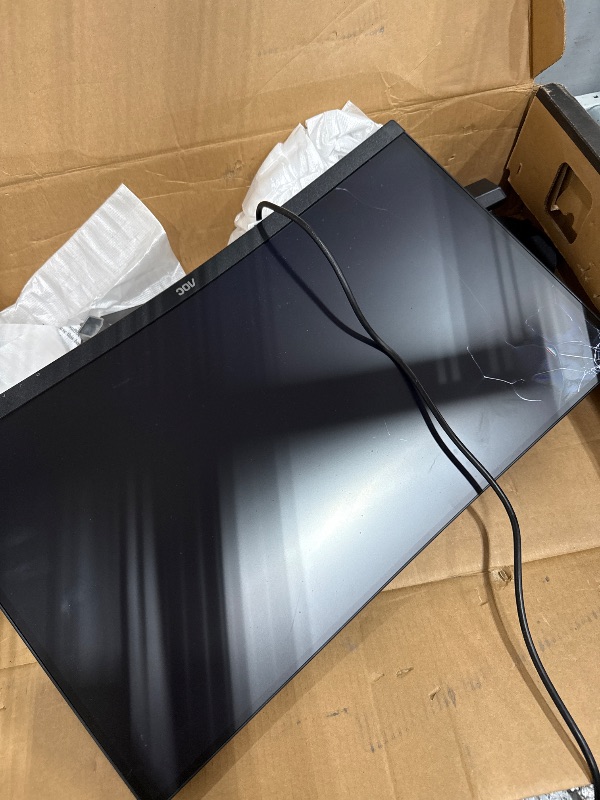 Photo 1 of ****** Parts Only***** AOC CQ27G4ZH 27" Curved Gaming Monitor, QHD 2K 2560x1440, 1500R VA, 300Hz 0.3ms MPRT, HDMI x2, DP x1, Height Adjustable Stand, HDR, 3-Year Zero-Bright-dot