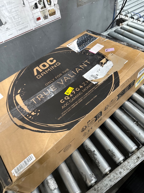 Photo 1 of ****** Parts Only***** AOC CQ27G4ZH 27" Curved Gaming Monitor, QHD 2K 2560x1440, 1500R VA, 300Hz 0.3ms MPRT, HDMI x2, DP x1, Height Adjustable Stand, HDR, 3-Year Zero-Bright-dot