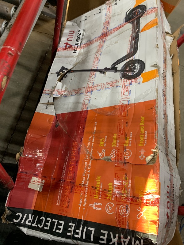 View 2 of **DOESNT POWER ON, FOR PARTS ONLY** NIU KQi 300P All-Terrain Suspension Electric Scooter 20mph | Range 30 miles