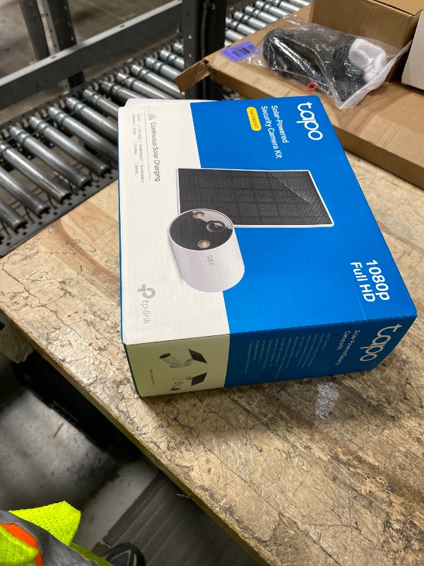 Photo 1 of **MISSING SOLAR PANEL**Tapo SolarCam 1080p Security Camera Wireless Outdoor- Battery Power with Solar, Person Detection, Subscription-Free Local Storage or Optional Cloud, Works with Alexa & Google Assistant, C402 KIT
