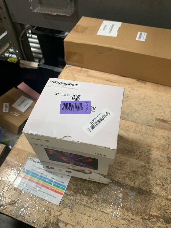 Photo 1 of ?Electric Focus?Magcubic Mini Projector 4K Support, Portable Projector with WiFi 6 and Bluetooth 5.4, Smart Proyector, 5W Soundbase Speaker, 180°Rotation for Home Theater