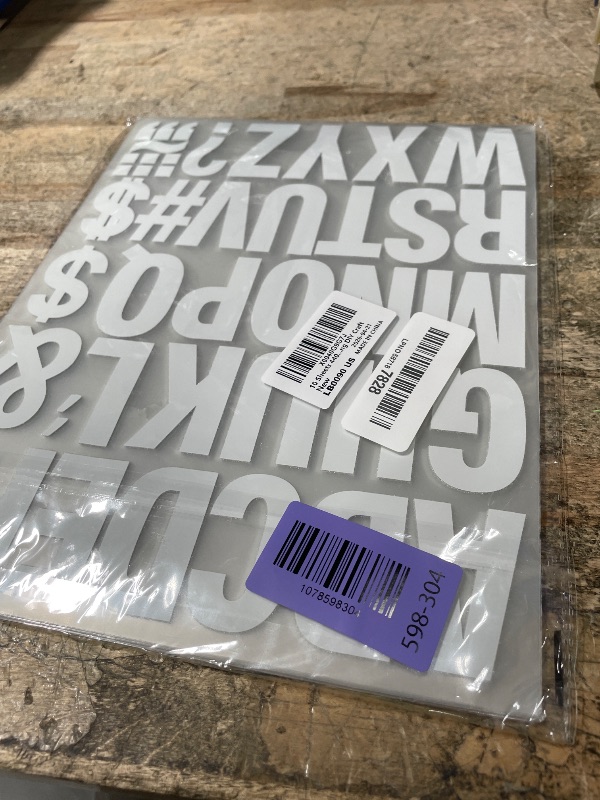Photo 1 of 10 Sheets 440 Pieces Iron on Letters for Clothing, 2 Inch Heat Transfer Letters, White Iron on Vinyl Letters with A-Z PU Alphabets Sticker for Fabric, Jersey T-Shirt Printing DIY Craft