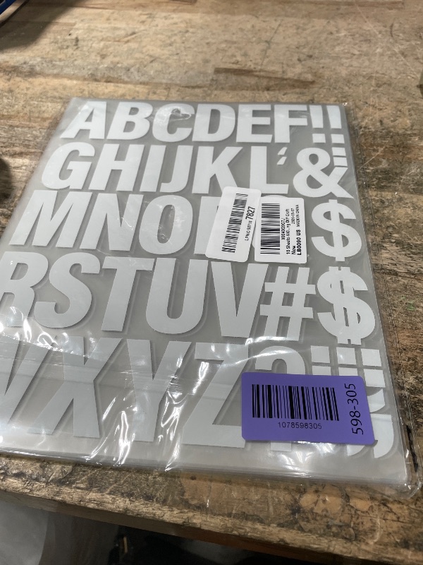Photo 1 of 10 Sheets 440 Pieces Iron on Letters for Clothing, 2 Inch Heat Transfer Letters, White Iron on Vinyl Letters with A-Z PU Alphabets Sticker for Fabric, Jersey T-Shirt Printing DIY Craft