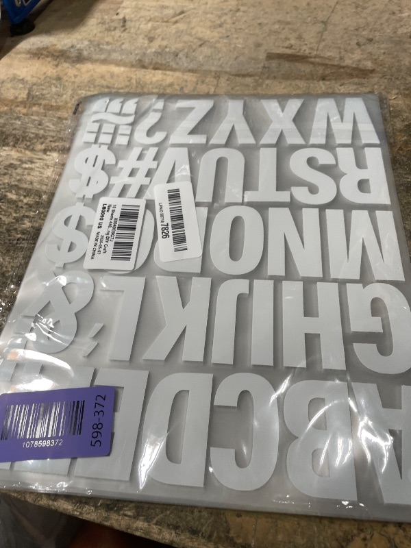 Photo 1 of 10 Sheets 440 Pieces Iron on Letters for Clothing, 2 Inch Heat Transfer Letters, White Iron on Vinyl Letters with A-Z PU Alphabets Sticker for Fabric, Jersey T-Shirt Printing DIY Craft