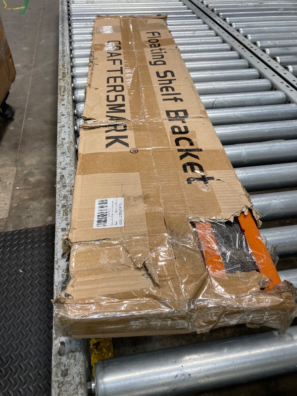 Photo 1 of 1 Pack Large Shelf Brackets Long Floating Shelf Bracket Invisible Floating Shelf Hardware Heavy Duty Floating Mantel Brackets(43"X8"X1.5" with Tools)