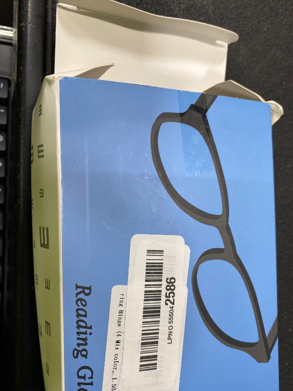 Photo 1 of Blue Light Blocking Reading Glasses Women +1.75 Ladies Small Round Readers Blue Ray Circular Cheaters for Small Head/Face Black/Clear/Tortoise Shell 4 Pack