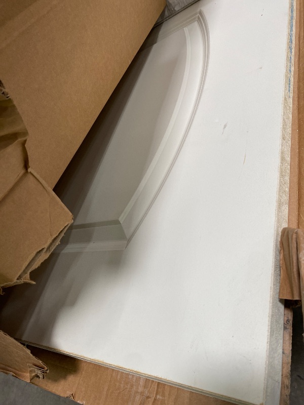 Photo 1 of ***PHOTO AND DESCRIPCION ONLY FOR REFERENCE***
 Arch Top Smooth White Primed Molded Door Slab, Classic Paintable Hollow Core Interior Door Panel, for Swing, Pocket, Sliding Door, Durable and Lightweight