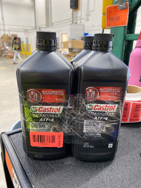 Photo 1 of "castrol Atf+4" Automatic Transmission Fluid 1-quart (Pack of 6)