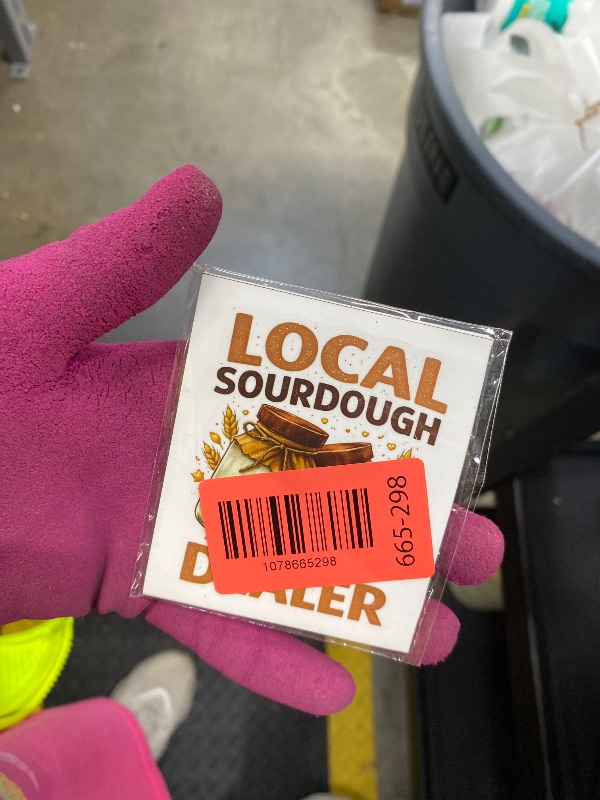 Photo 1 of (5Pcs) Local Sourdough Dealer Sticker 3 inch, Sourdough Bread Baker Gift, Funny Sourdough Starter Sticker Decal Waterproof Vinyl for Laptop, Water Bottles, Car, Phone
