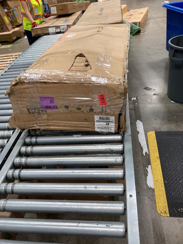Photo 1 of ***MISSING PIECES -SELLING AS INCOMPLETE PARTS  ONLY*** 10x30 Pop Up Canopy with 8 Sidewalls - Heavy Duty Outdoor Canopy Tent with Portable Roller Bag - 3 Adjustable Height, 8 Weight Bags, 8 Stakes & 6 Guy Ropes Included, Black