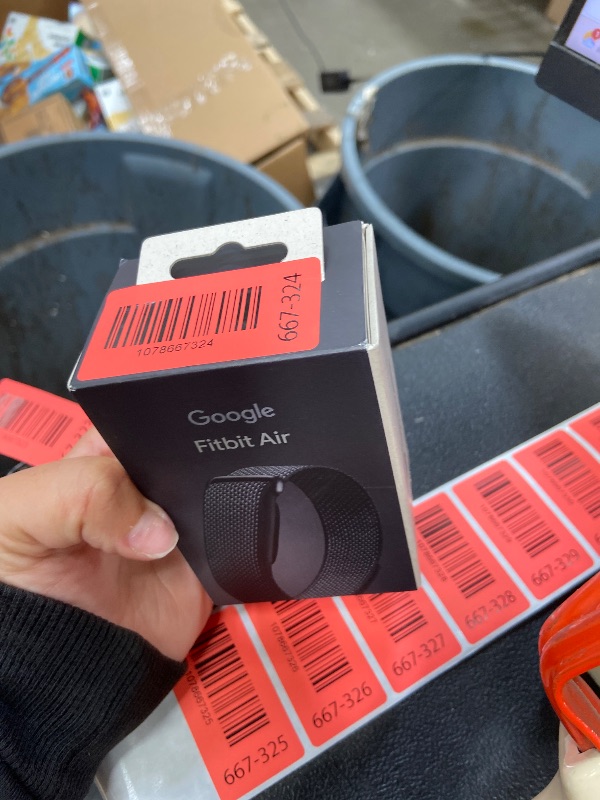 Photo 1 of ***** SEALED BY COMPANY***** Google Fitbit Air - Screenless Activity Tracker with Fitness, Heart Rate, and Sleep Tracking - Personalized AI-Powered Coaching - Up to 7 Days’ Battery Life - Works with iOS and Android - Obsidian
