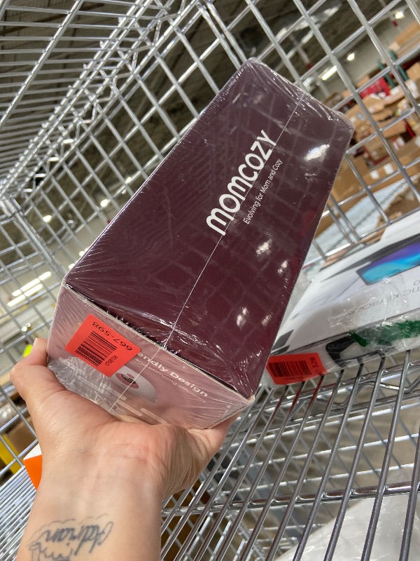Photo 1 of ****** SEALED BY COMPANY*****Momcozy M5 Smart APP Controlled Wearable Breast Pump, Hands-Free Wireless Electric Pump, 3 Modes 9 Suction Levels, BPA-Free, Portable Lightweight, 24mm Flange, 2-Pack Cozy Red