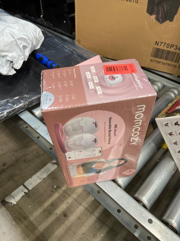 Photo 1 of ****** SEALED BY COMPANY*****Momcozy M5 Smart APP Controlled Wearable Breast Pump, Hands-Free Wireless Electric Pump, 3 Modes 9 Suction Levels, BPA-Free, Portable Lightweight, 24mm Flange, 2-Pack Cozy Red