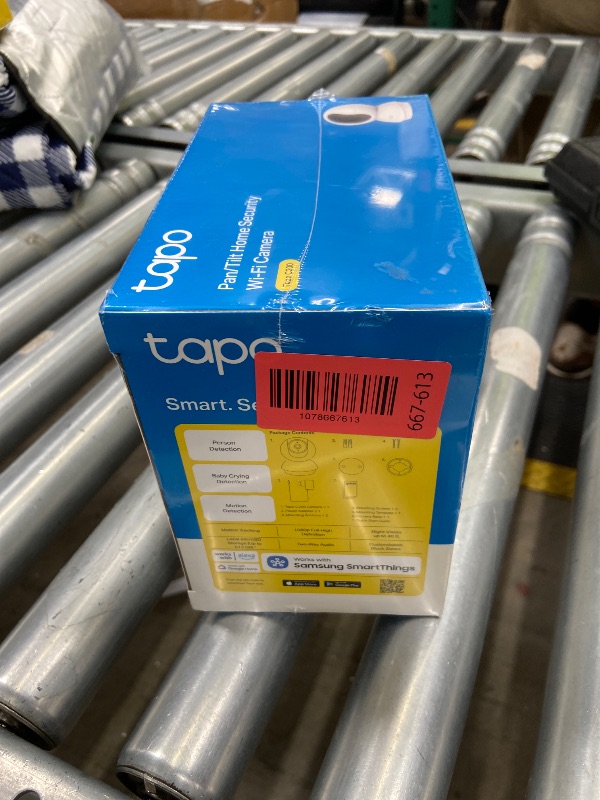 Photo 1 of ****SEALED BY COMPANY***TP-Link Tapo Pan/Tilt Security Camera for Baby Monitor, Pet Camera w/Motion Detection, 1080P, 2-Way Audio, Night Vision, Cloud & SD Card Storage, Works with Alexa & Google Home (Tapo C200)