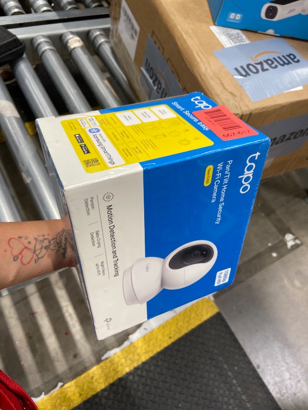 Photo 1 of ****** SEALED BY FACTORY ******TP-Link Tapo Pan/Tilt Security Camera for Baby Monitor, Pet Camera w/Motion Detection, 1080P, 2-Way Audio, Night Vision, Cloud & SD Card Storage, Works with Alexa & Google Home (Tapo C200)