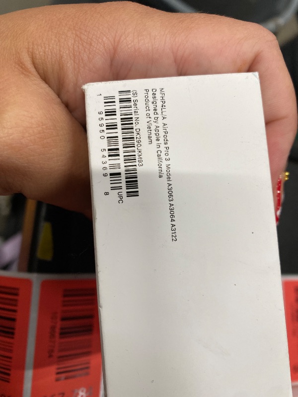 Photo 1 of ****** SEALED BY COMPANY*****Apple AirPods Pro 3 Wireless Earbuds, Active Noise Cancellation, Live Translation, Heart Rate Sensing, Hearing Aid Feature, Bluetooth Headphones, Spatial Audio, High-Fidelity Sound, USB-C Charging