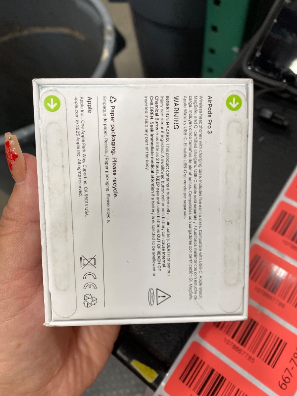 Photo 1 of ****** SEALED BY COMPANY*****Apple AirPods Pro 3 Wireless Earbuds, Active Noise Cancellation, Live Translation, Heart Rate Sensing, Hearing Aid Feature, Bluetooth Headphones, Spatial Audio, High-Fidelity Sound, USB-C Charging