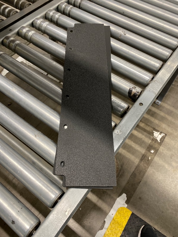 Photo 1 of **incomplete**Buyers Products 8592428 Poly Fender Flap Extension, Set of 2, Bolt-On Mounting Extension for Semi Truck Fender, For Use With Buyers Products 8592424