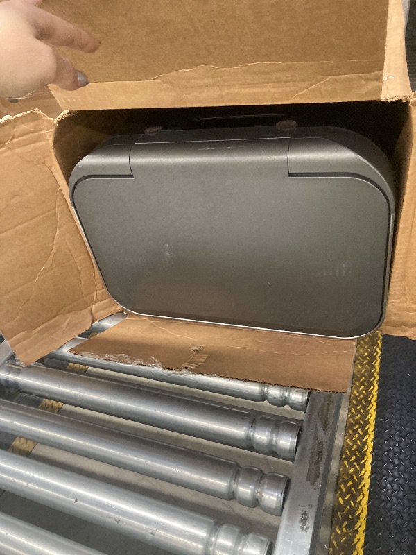 Photo 1 of **PARTS ONLY**simplehuman 45 Liter / 12 Gallon Rectangular Kitchen Step Trash Can with Soft-Close Lid, Grey Plastic