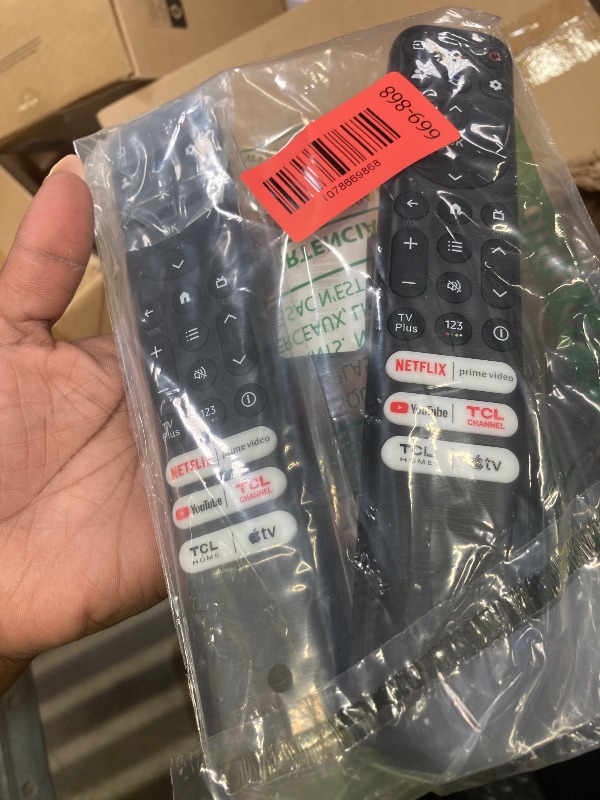 Photo 1 of (Pack of 2) Replacement-for-TCL-Google-TV-Remote-Control,Universal Remote for TCL Smart UHD HDR LED Mini QLED 4K Google TVs(Not for Fire or Roku TVs)