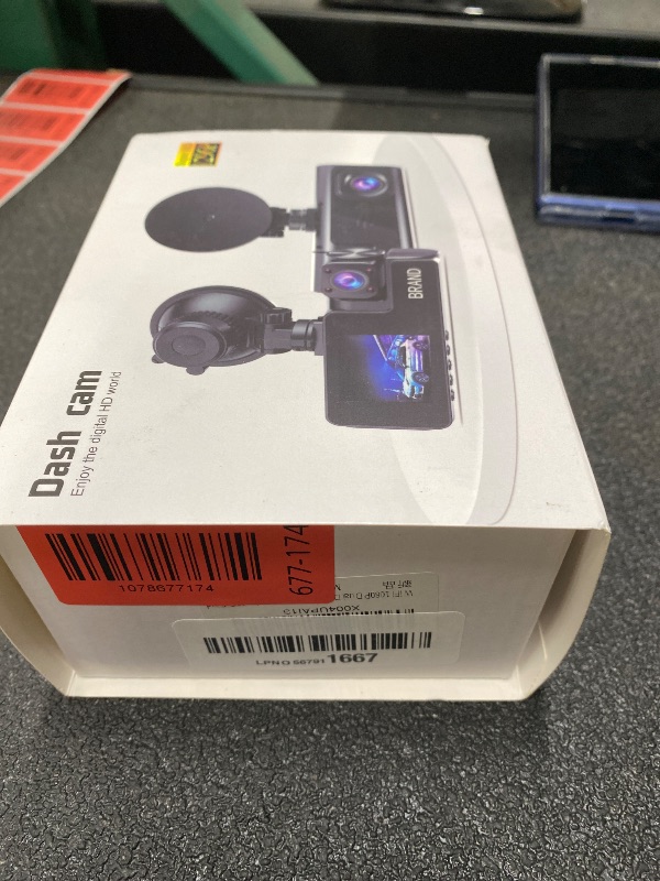 Photo 1 of ***NO SD CARD***WiFi 1080P Dual Dash Camera for Car Front and Inside Dashcam Car Security Video Recorder,170°Wide Angle Vehicle Cam,WDR,G-Sensor,Loop Recording,Night Vision (WiFi Dual Dash Cam with 32G Card)