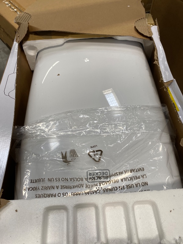 Photo 1 of ***DAMAGED -SELLING AS IS*** BLACK+DECKER Portable Air Conditioner, 8,000 BTU (3,950 BTU SACC) for Rooms up to 400 Sq. Ft., Portable AC with Follow Me Remote Control and Window Kit, BPACT08WT, White