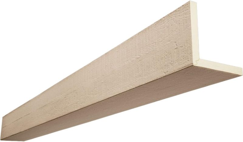 Photo 1 of ********SAME PRODUCT DIFFRENT COLOR******Timberthane Pecky Cypress Faux Wood Beam, 3-Sided (U-Beam), 12"W x 6"H x, L BEAN